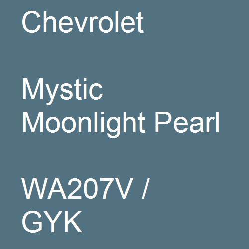 Chevrolet, Mystic Moonlight Pearl, WA207V / GYK.